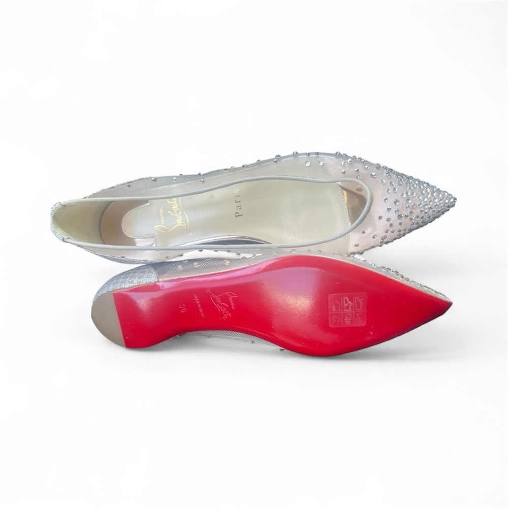 Christian Louboutin Follies Strass Ballerina Flats